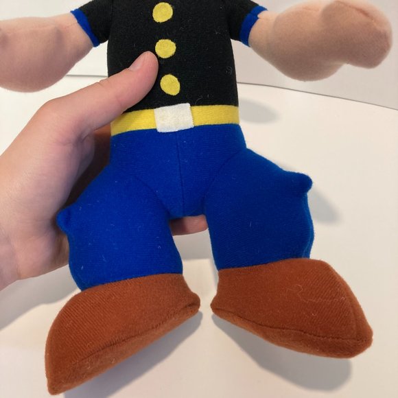 Vintage 1994 Popeye 13” Plush Doll Play by Play Stuffed Toy Sailor Man With Tag - Picture 10 of 13